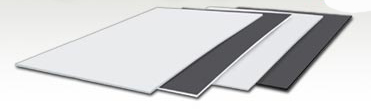WHITE AND WHITE FOAM CORE 1.20M X 2.40M