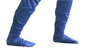 CHAUSSETTE BLEU INCRUSTE (la paire)