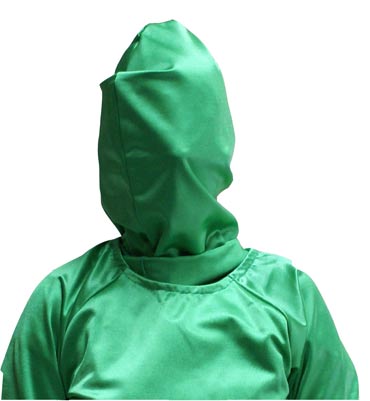 CAGOULE VERT INCRUSTE