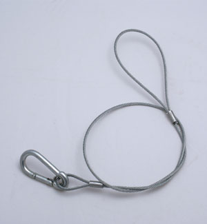 ELINGUE DE SECURITE courte 60cm 2mm