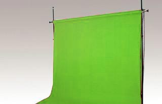 FEUTRINE VERT INCRUSTE 180 cm trait� non feu (le ml)