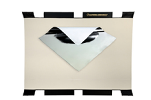 SB 180 X 245cm BIG - REFLECT. argent/blanc