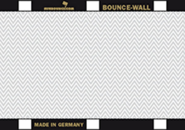 BOUNCE WALL reflecteur zig zag argent/blanc