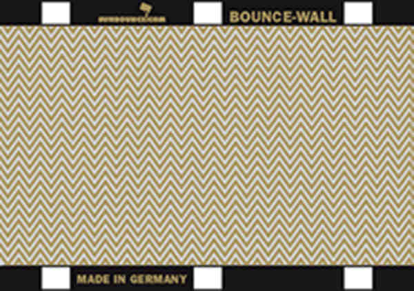 BOUNCE WALL reflecteur zebra/blanc