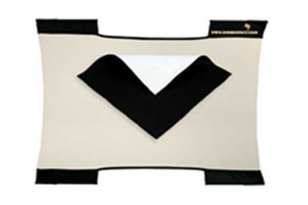 SB 60 X 90cm MICRO - REFLECT. noir/blanc doux