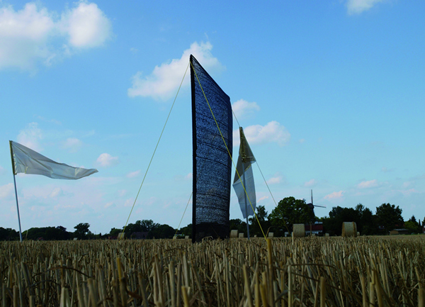 WKS 130 X 190cm KIT PRO - COUPE VENT STATIQUE avec poteaux