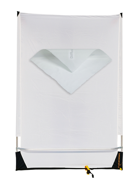 SSW 130 X 190cm KIT PRO - CADRE + ATTENUAT. translucide 2/3