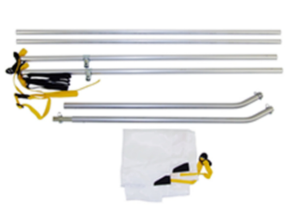 SSW 180 X 245cm KIT BIG - CADRE + ATTENUAT. translucide 2/3