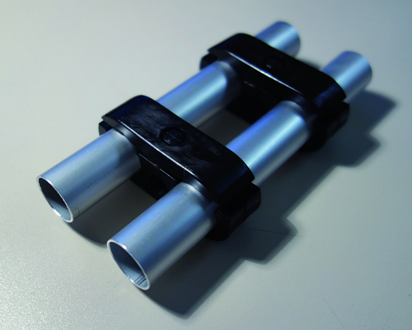 SB DOUBLE TUBE CONNECTOR 25mm (x2) - 2