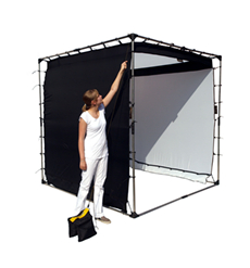 SB SUN CAGE 245 X 245 X 245cm - OSSATURE en alu 30mm