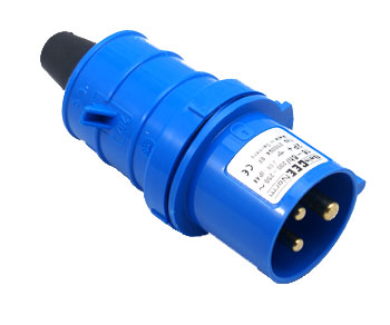 PRISE P17 male mono 230v 10/16 A