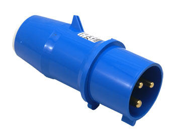 PRISE P17 male mono 230v 32A