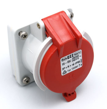 PRISE P17 32A TETRA 400V CHASSIS FEMELLE IP44