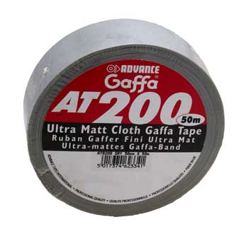 GAFFER TOILE AT200 50mm x 50m ARGENT MAT
