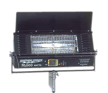 LOC. J. LIGHTNING STRIKES 70 000W