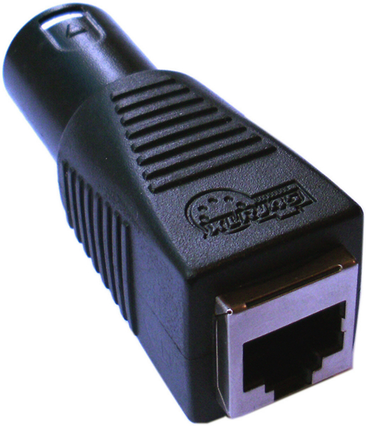 ADAPTATEUR XLR5/RJ45 MALE