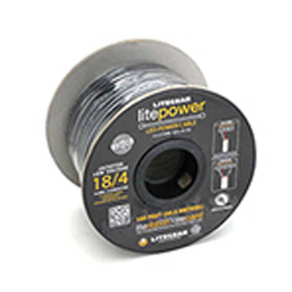 CABLE PLAT 3 CONDUCTEURS NOIR 30 METRES