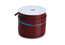 CABLE PLAT 2 CONDUCTEURS ROUGE/NOIR LE METRE