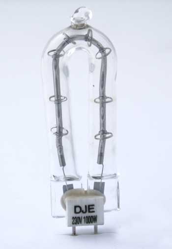 LAMPE P2/17 1000W 220V culot G 6.35 FER A CHEVAL