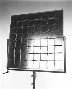 REFLECTEUR 42''x42''   DORE   sur fourche avec frein ( 107x107 cm )