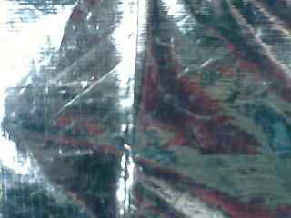 TOILE 06' X 06' BLACK / SILVER MIRROR GRID