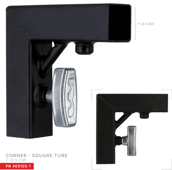 ANGLE POUR CADRE 25mm carr� -2 xTHANDLE