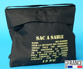 GUEUSE A SABLE VIDE double zippers NOIRE