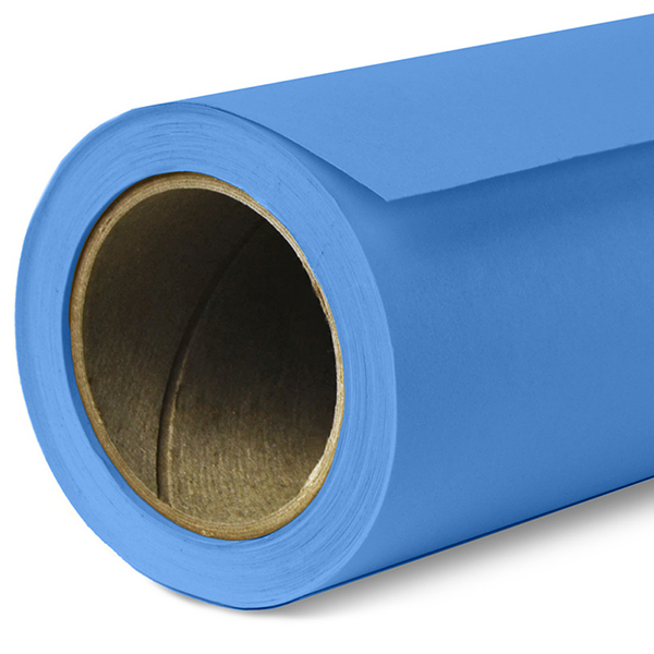 FOND PAPIER N�136 FOTO BLUE Rouleau 1.35m x 11m