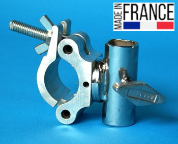 COLLIER POUR TUBE 50mm avec  TUBE FEMELLE 28mm