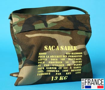 GUEUSE A SABLE VIDE double zippers CAMOUFLAGE